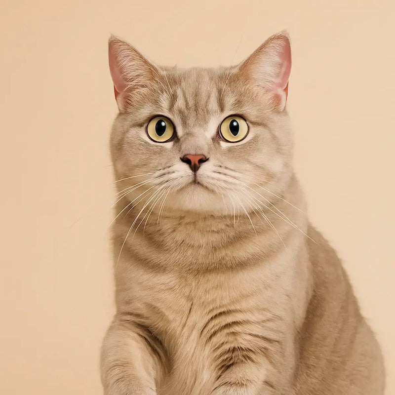 Cute cat representing cat product collection