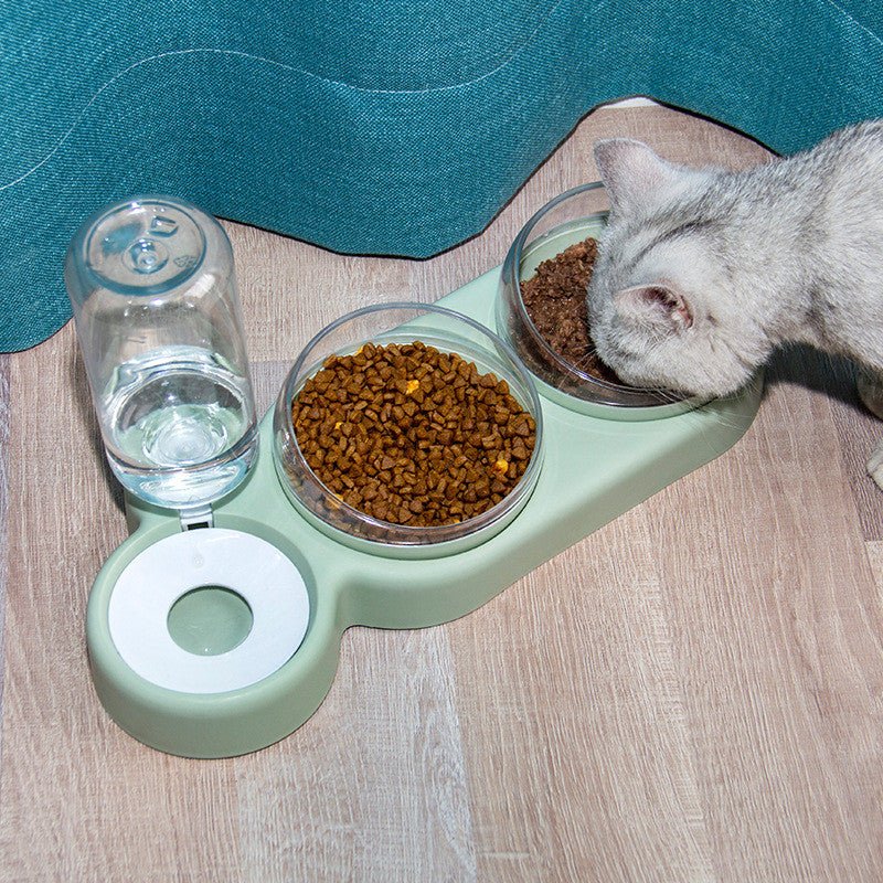 Automatic Pet Feeder with Water Fountain – Double Bowl - Solosh