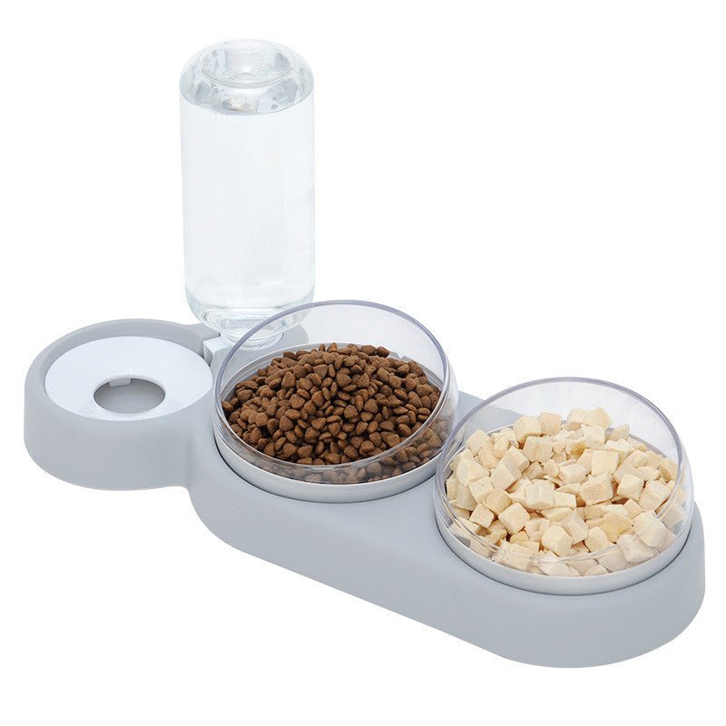 Automatic Pet Feeder with Water Fountain – Double Bowl - Solosh