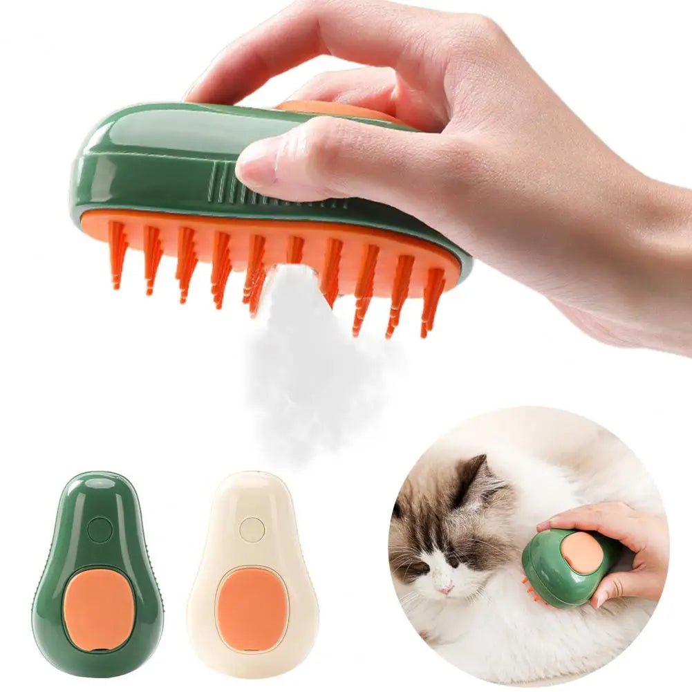 Electric Steam Cat Grooming Brush - Solosh