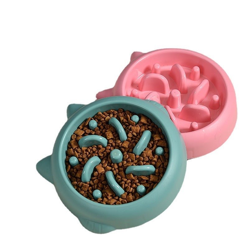Slow Feeder Pet Bowl | Anti - Choking Design for Dogs & Cats - Solosh
