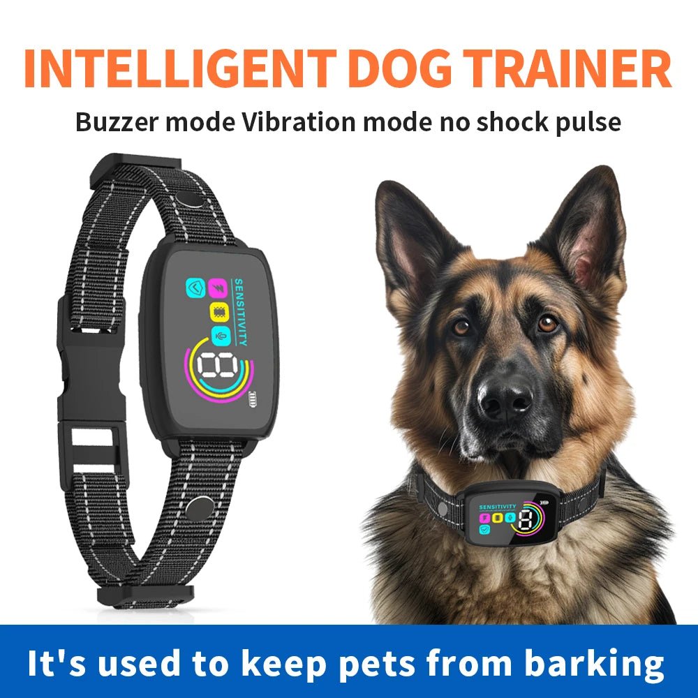Waterproof Smart Anti Bark Dog Collar - Solosh