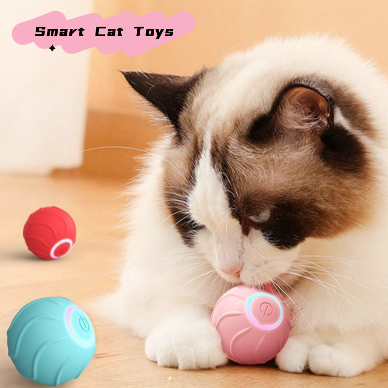 Smart Interactive Cat Rolling Ball