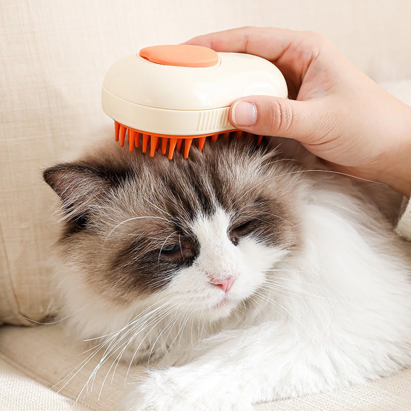 Electric Steam Cat Grooming Brush - Solosh