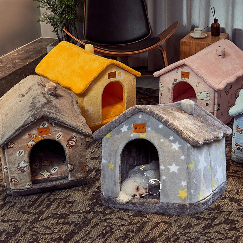 Warm Enclosed Dog & Cat Bed - Solosh