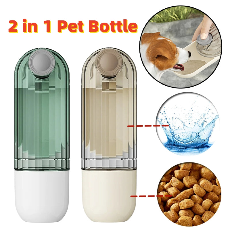 Portable 2 in 1 Dog Water Cup | Solosh