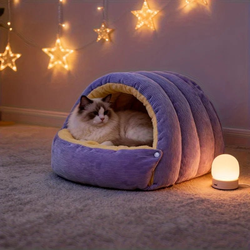 Warm Pet House Bed for Cats & Dogs - Solosh