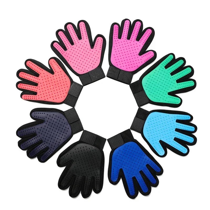 Silicone Pet Grooming Gloves - Solosh