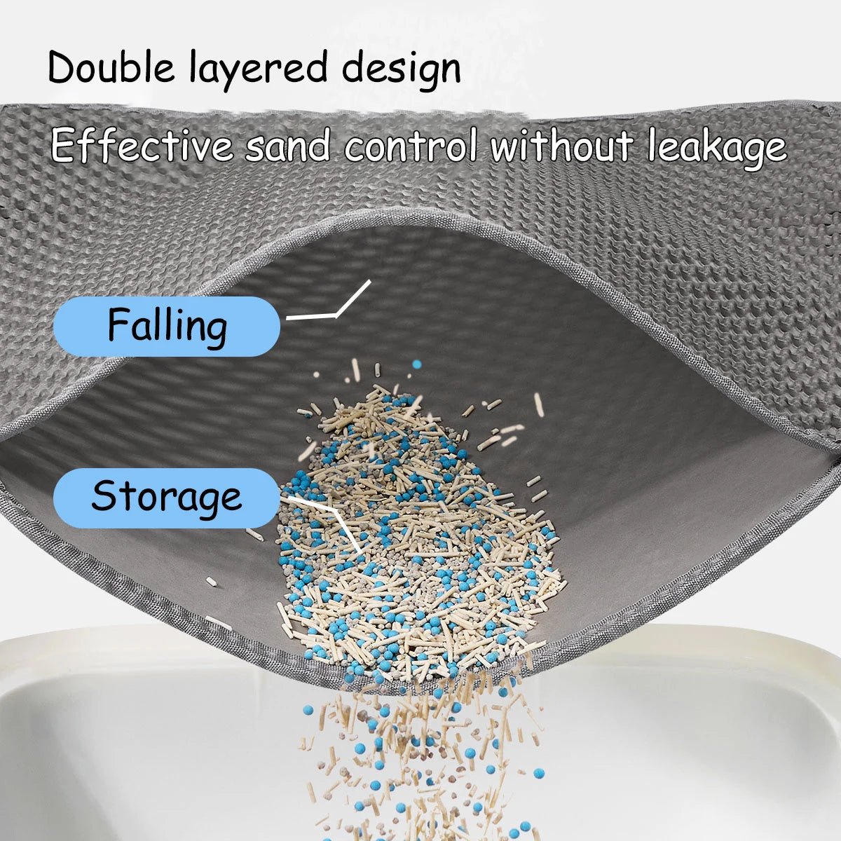 Double Layer Anti - Tracking Cat Mat - Solosh