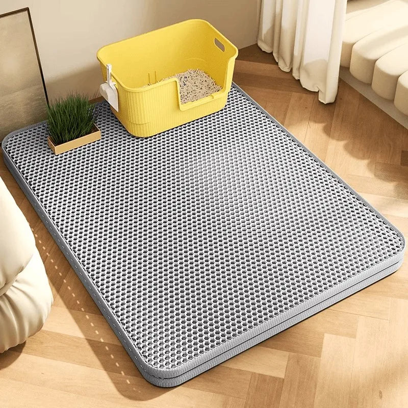 Non - Slip Waterproof Cat Litter Trap Mat - Solosh