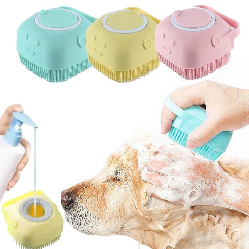 Soft Silicone Dog Bath Brush - Solosh