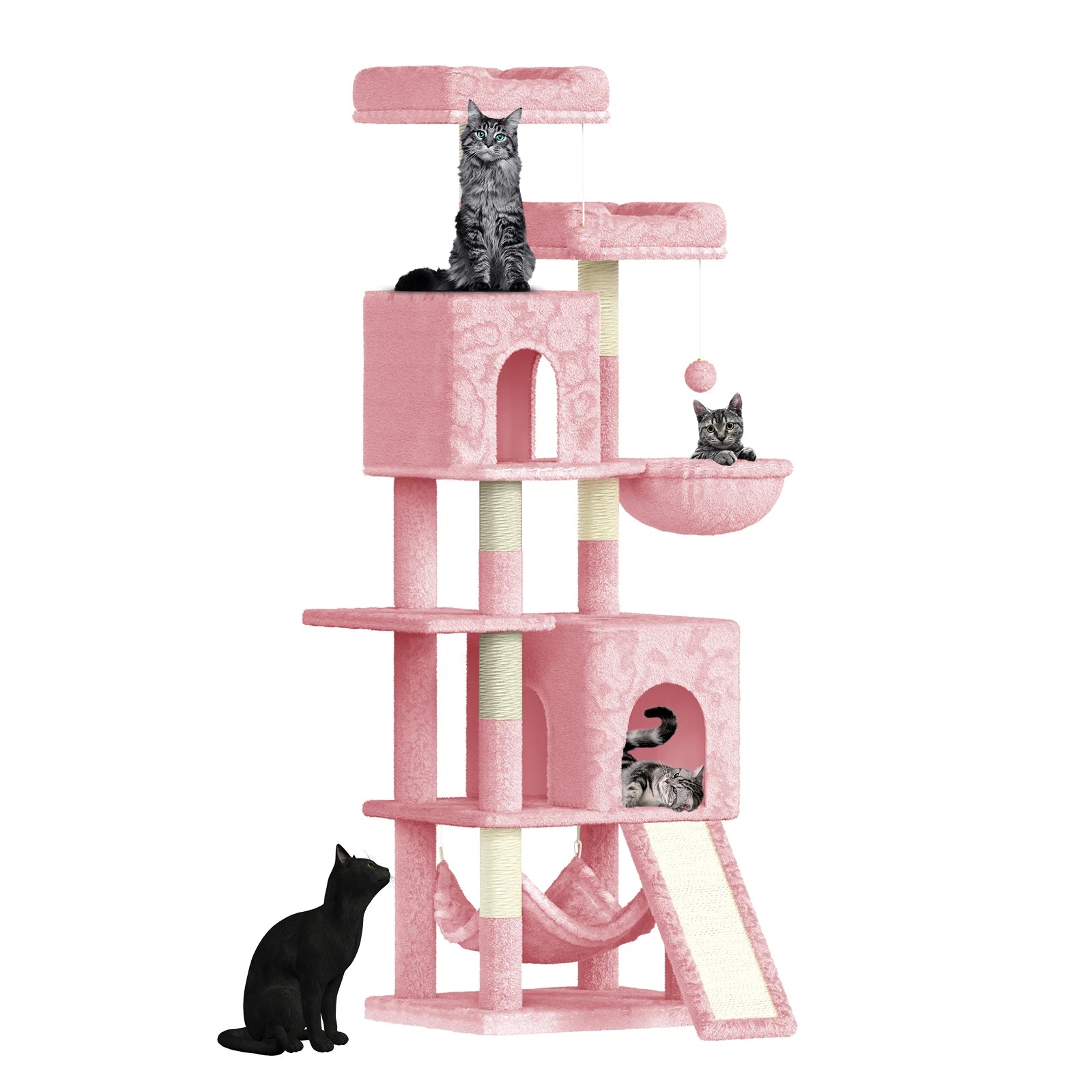 Large Multi - Level Cat Tree with Perch - Solosh