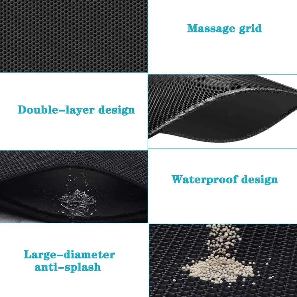 Waterproof Double Layer Cat Litter Mat