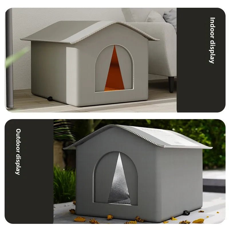 Waterproof Outdoor Cat & Dog House Bed - Solosh
