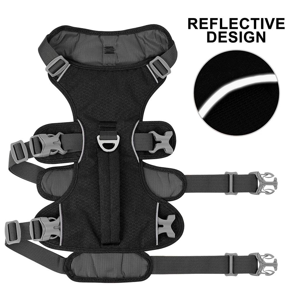 Escape Proof Reflective Dog Harness - Solosh