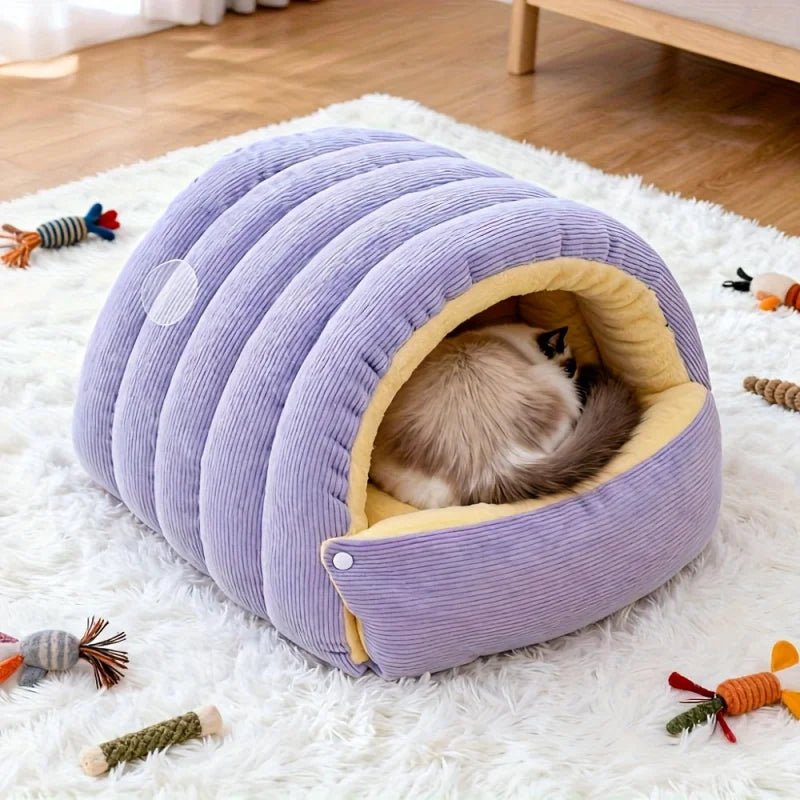 Warm Pet House Bed for Cats & Dogs - Solosh
