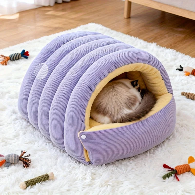 Cozy Pet House Sleeping Cave | Solosh 