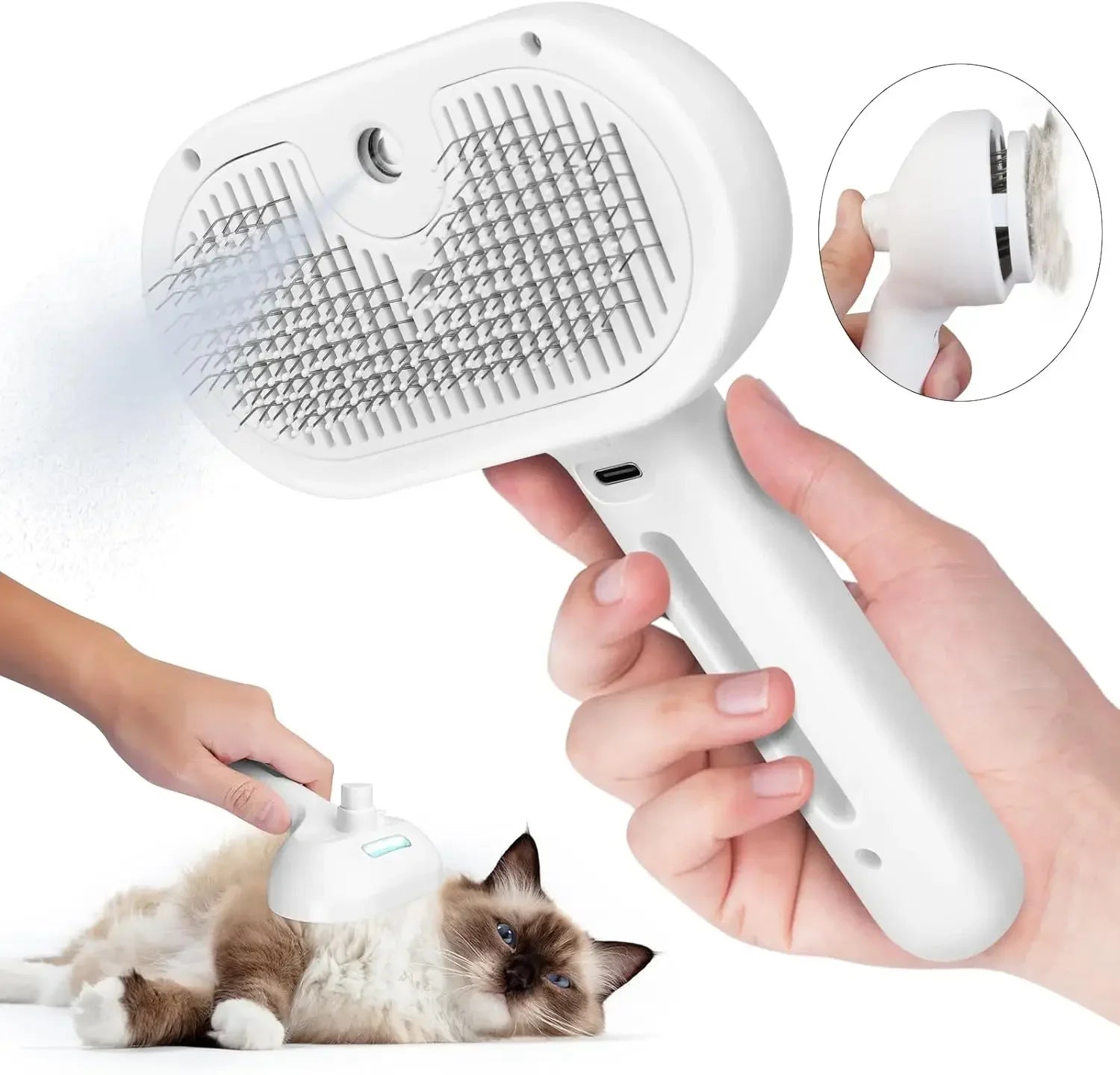 Pet Spray Hair Comb for Cats & Dogs - Solosh
