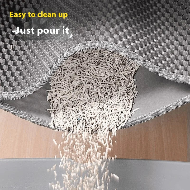 Non - Slip Waterproof Cat Litter Trap Mat - Solosh