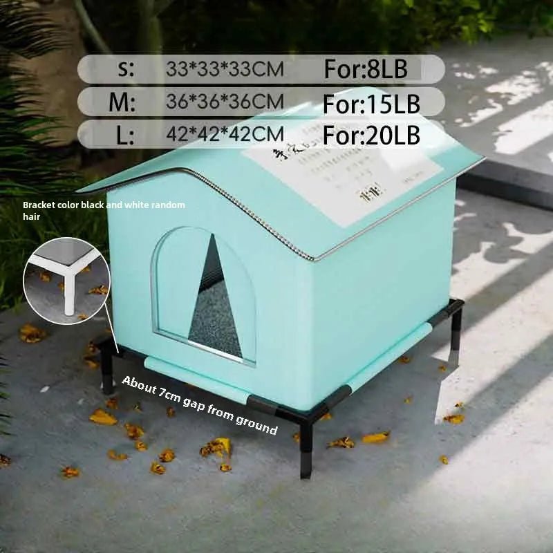 Waterproof Outdoor Cat & Dog House Bed - Solosh