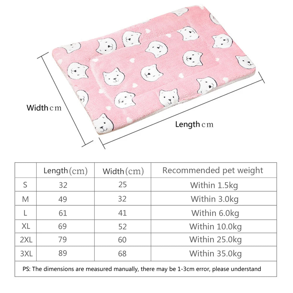 Soft Double-Sided Pet Bed Cushion