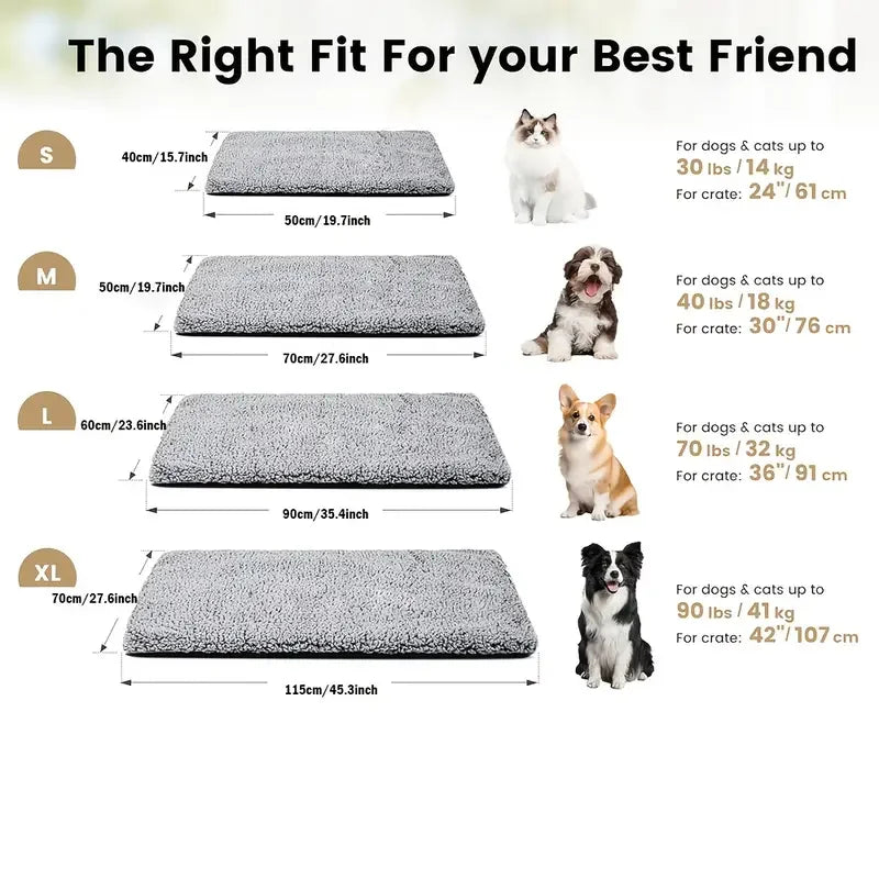 Anti - Slip Self - Heating Pet Bed Pad - Solosh