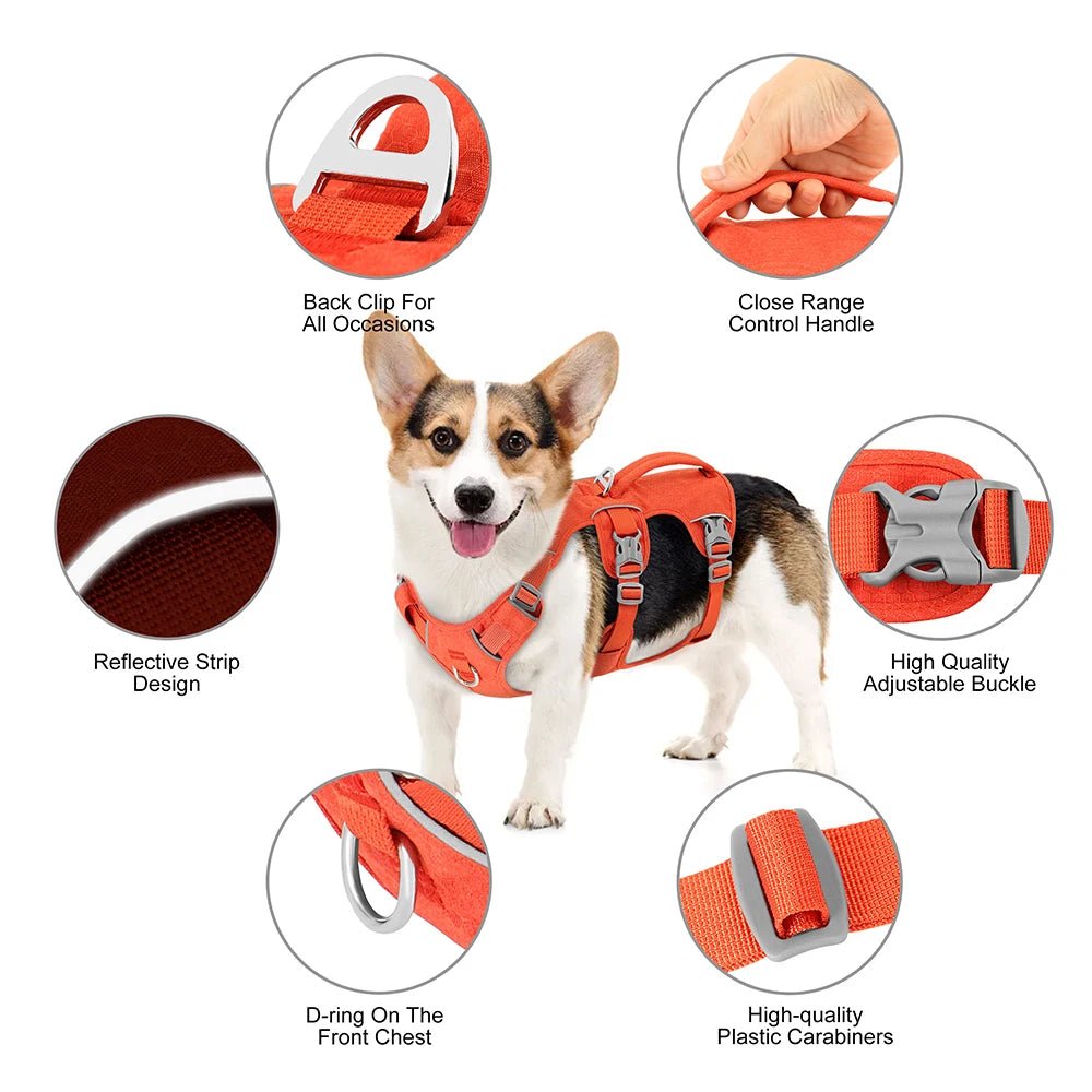 Escape Proof Reflective Dog Harness - Solosh