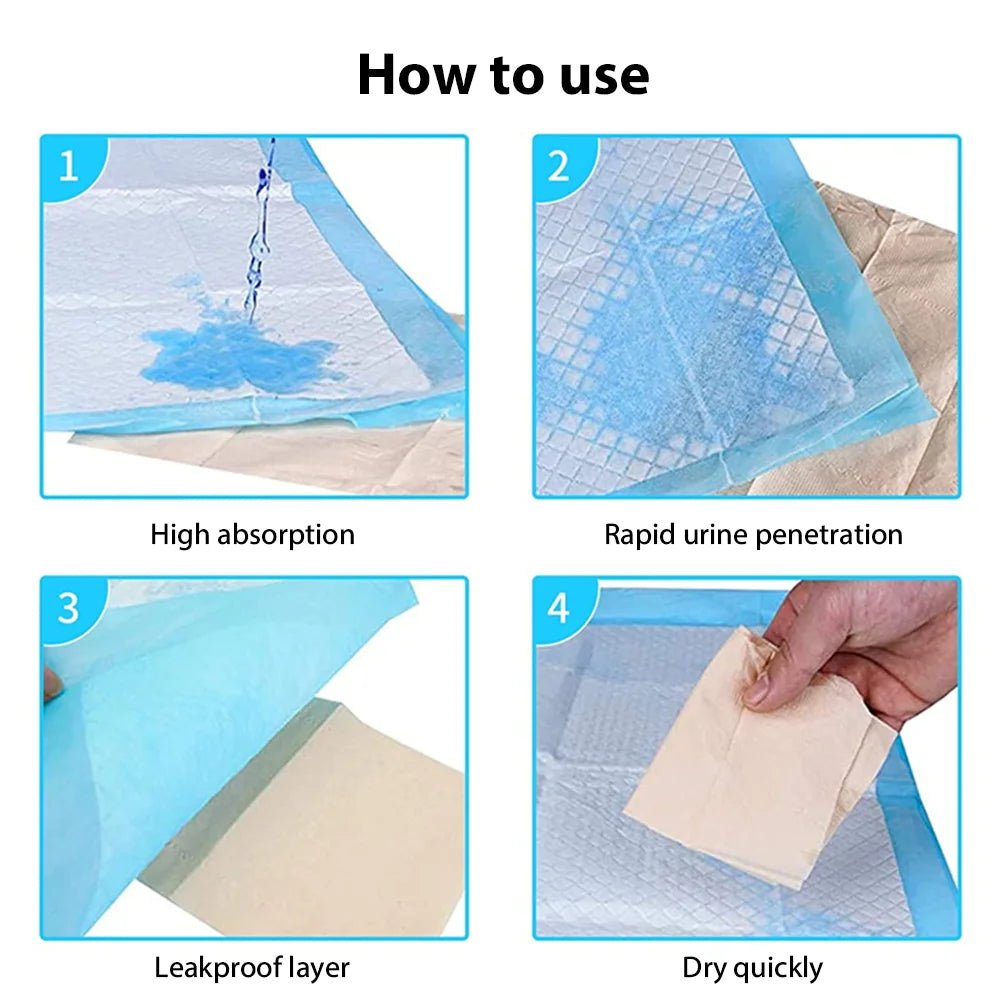 Quick - Dry Puppy & Cat Pee Training Pads - Solosh
