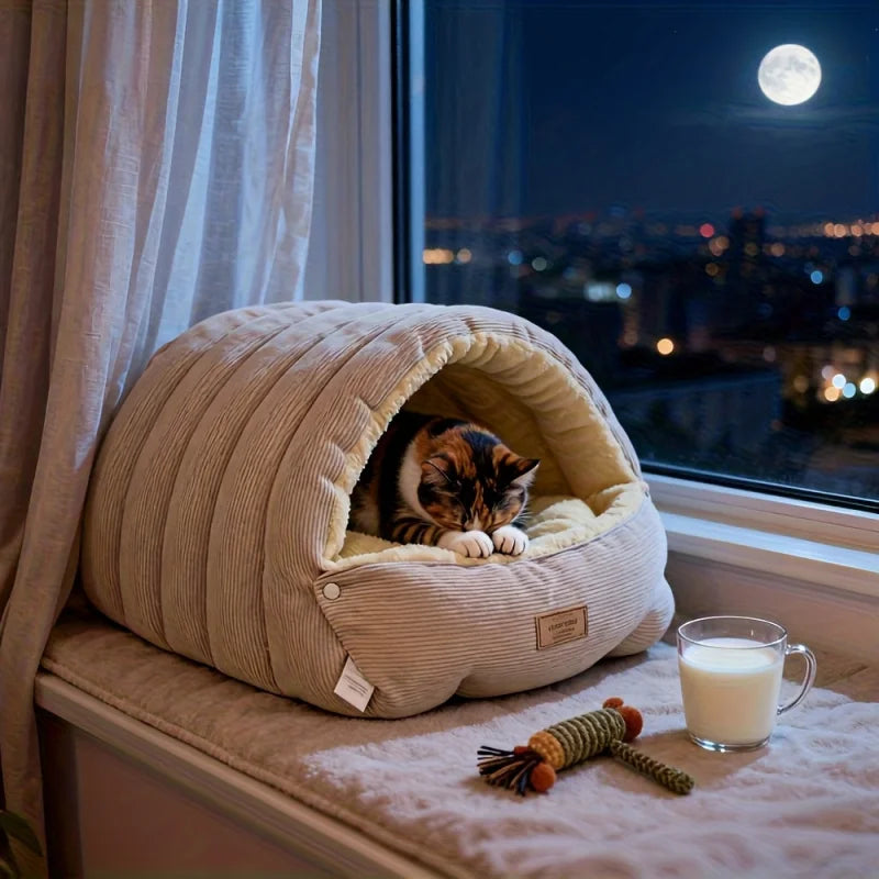 Cozy Pet House Sleeping Cave | Solosh