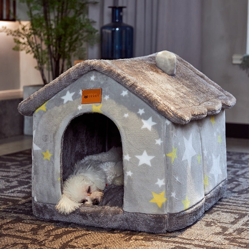 Warm Enclosed Dog & Cat Bed - Solosh