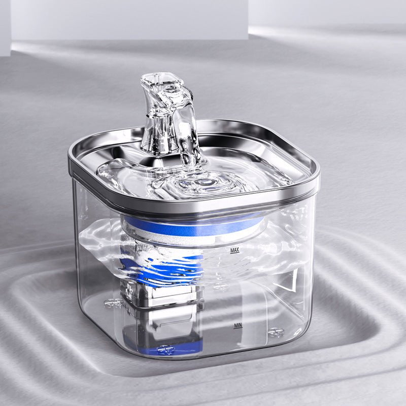 Stainless Steel Pet Water Fountain for Cats & Dogs - Solosh