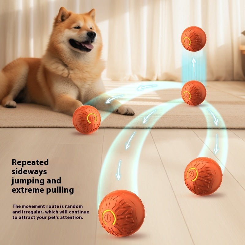 Electric Jumping Ball Dog Toy - Solosh